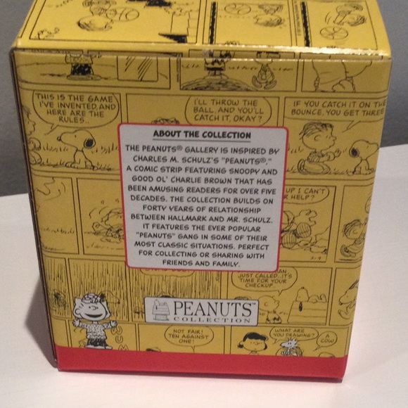 Peanuts Charlie Brown Figurine Cyber Chuck Hallmark Peanuts Gallery 2001 in Box - Picture 9 of 10